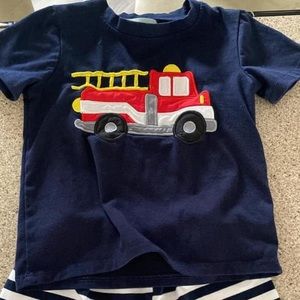 Boutique brand fire truck set